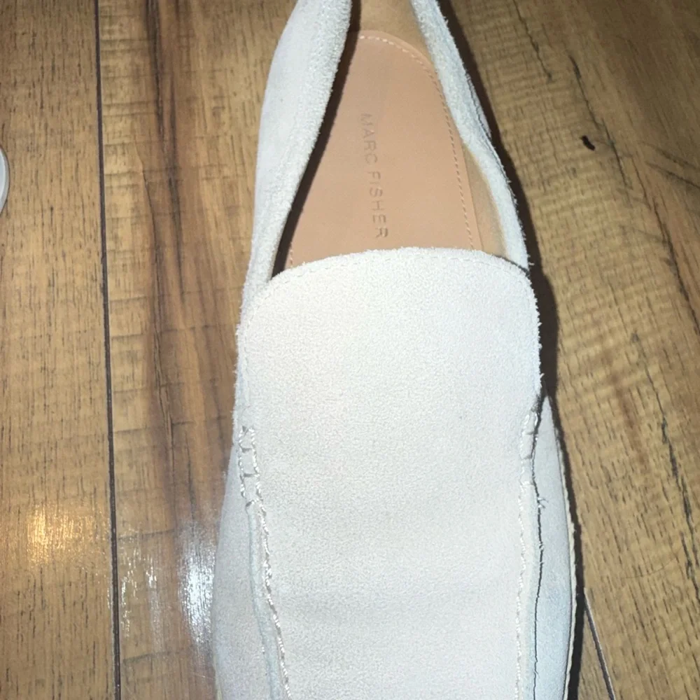 Cream loafers
